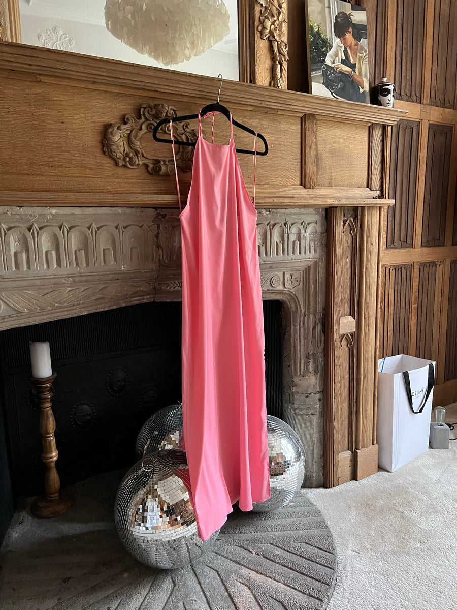 ZARA pink midi dress – Lorna Luxe Closet
