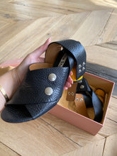 Load image into Gallery viewer, ACNE STUDIOS bamboo sandals
