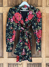 Load image into Gallery viewer, ROTATE brocade floral button down dress
