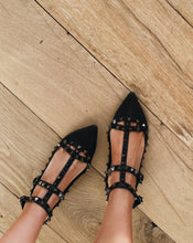Load image into Gallery viewer, VALENTINO rockstud pointed flat sandals
