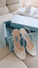 Load image into Gallery viewer, PRADA white strap sandals
