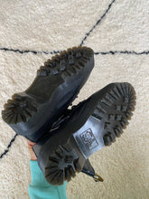 Load image into Gallery viewer, DR. MARTEN black jagged boots
