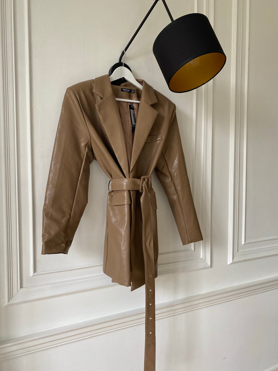 NASTY GAL faux leather dress