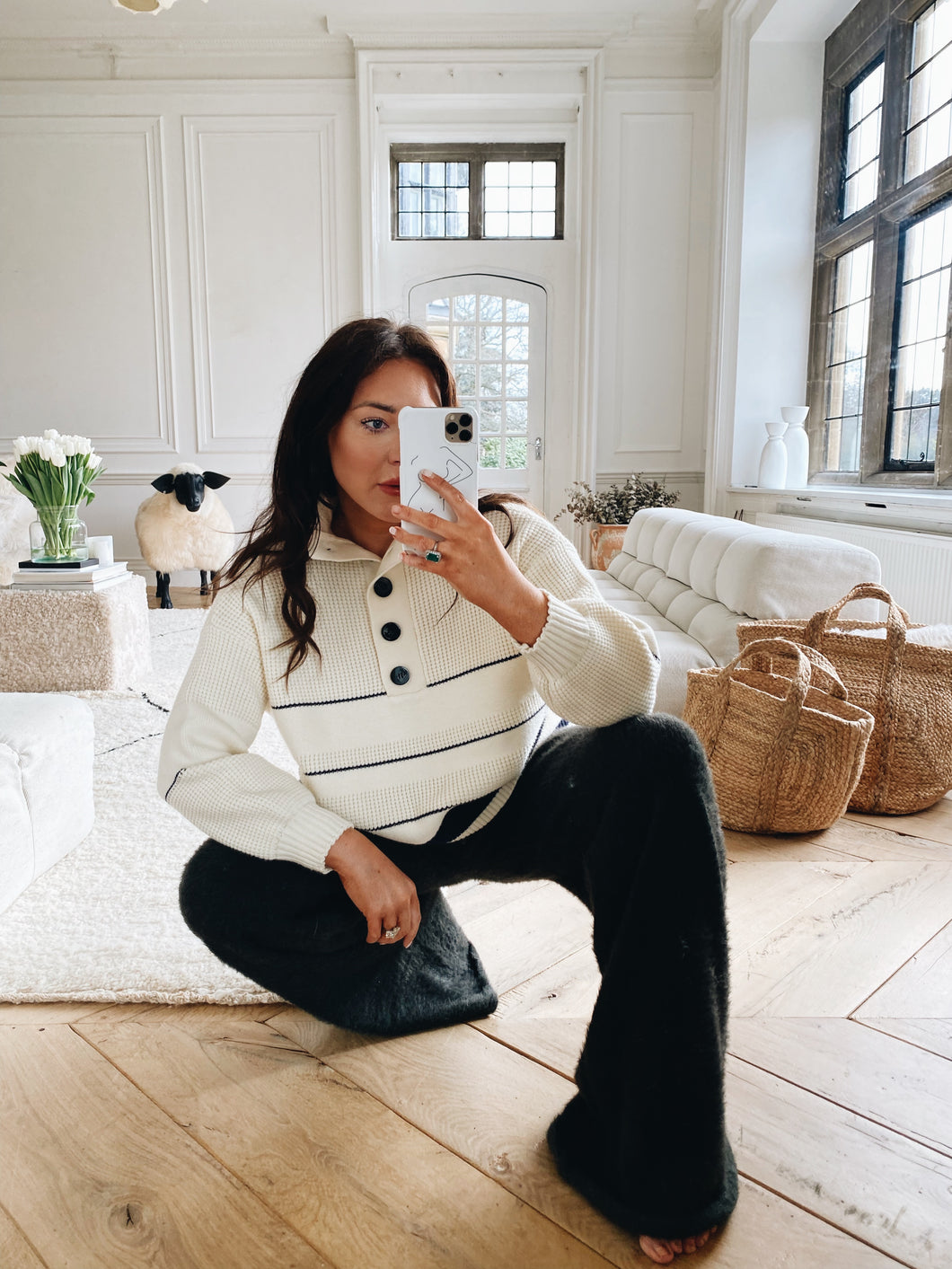 VITA GRACE collared knit