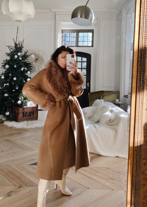 Saks hot sale camel coat