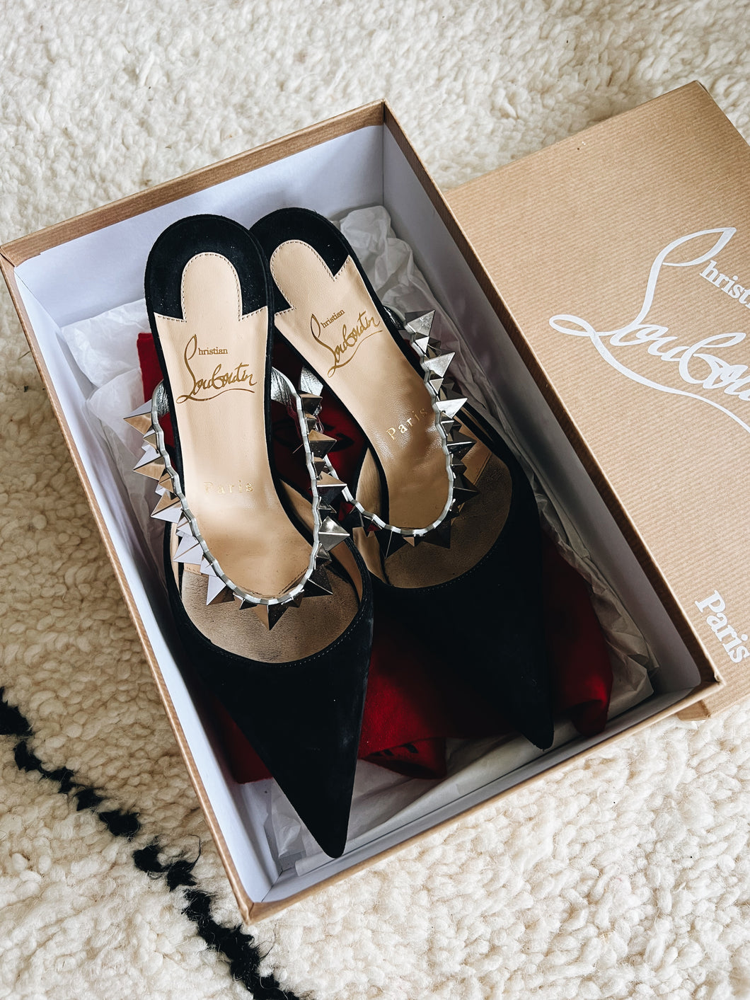 Christian LOUBOUTIN Suede Heels